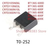 10 CRTD105N06L CRTD110N03L CRTD360N10L CRTD30DN15L BT136S-600D BT136S-600E BT136S-600F BT136S-800E B