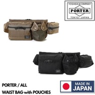 🇯🇵日本製 PORTER ALL WAIST BAG with POUCHES 日本製腰包 PORTER腰包 PORTER腰袋 吉田包 YOSHIDA COMPANY 502-05961 MADE I