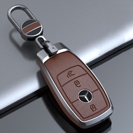 Mercedes-Benz Car Cowhide Smart Key Case 22 C260L C-Class E-Class E300L GLC GLE350 New S-Class S400 