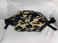 Porter x Bape Waist Bag Yellow 腰包