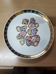 中國廣彩 8吋 福字 彩碟 (非全新，請細看相片，佥用才買)