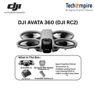 DJI AVATA 360 8K 360° flagship drone imaging with 1-inch-equivalent sensors1 for filming in 8K/60fps