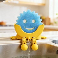 Daily New Arrival/Handwashing Sponge Holder Handwashing Sponge Holder 3D Sink Sponge Storage Rack Ki