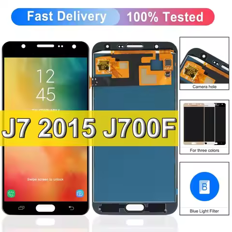 J7 Display For Samsung Galaxy J7 2015 J700 LCD Display Touch Screen Digitizer Assembly For Samsung J