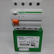 Rccb Elcb Domae 4p 40A 30mA - 300mA Schneider Original - 30mA