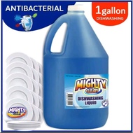 ◭ ♈ ► ☍ ◴ Mighty Clean/All Mighty Dishwashing Liquid Lemon,Calamansi,Antibac  - DWL - 1 Gallon