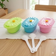 COLORED CLOSED BASI BUFFET BASI BUFFET/ BUFFET CONTAINER/ VEGETABLE CONTAINER/ SERVING CONTAINER/ MU