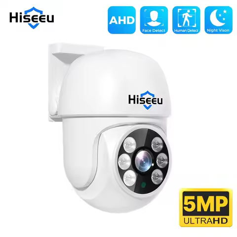 Hiseeu 5MP AHD PTZ Camera Waterproof Home Security Surveillance CCTV Cameras Infrared Night Vision A