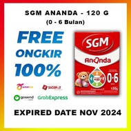 SGM Ananda Susu Formula Bayi 0 - 6 Bulan 120 gram - Susu Bubuk