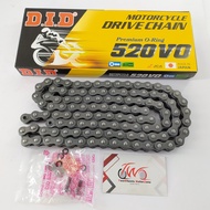 MOTORCYCLE CHAIN DID 520VO PREMIUM O-RING STEEL CHAINS
