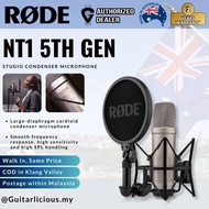 RODE NT1 5th Generation Studio Condenser Microphone - Silver / Nickel ( NT1GEN5 / NT1-5TH / NT1 GEN5