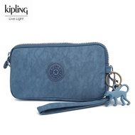 TOP☆Kipling nylon clutch bag multi-card zipper wallet long coin purse