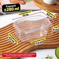 50 pcs bekas Tiramisu Bekas Makanan Jernih Bertutup 280ml & 500ml | Bekas Dessert, Kuih & Take Away