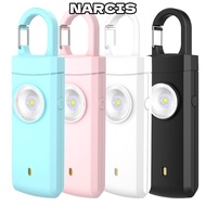 NARCIS Personal Alarm Safety Keychain, Portable 130dB Emergency LED Torch Keyring,  Keychain Alarm P