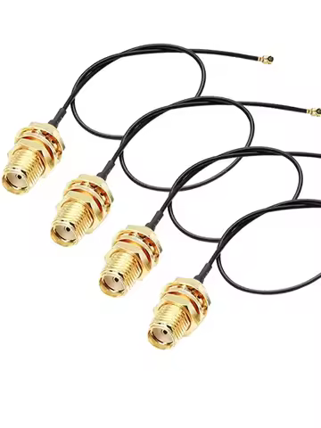 2/4/8Pcs 1.13 To RP SMA Pigtail WiFi Antenna Extension Cable SMA Female Connector To UFL/U.FL Cable 