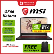 MSI Katana GF66 12UGS-624MY Gaming Laptop-Black (i7-12700H/16GB/1TB SSD/15.6 FHD/RTX3070 TI MAX-Q 8GB/W11)