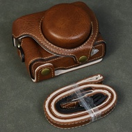 Retro Crossbody PU Leather Camera Bag For Sony ZV-1F ZV1 ZV1M2 ZV1II Camera Case Portable Cover