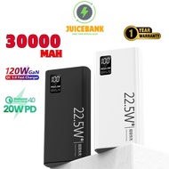 JUICEBANK 30000mah Powerbank 66W Super FastCharge Powerbank Fast Charging Type C Powerbank Mini Orig