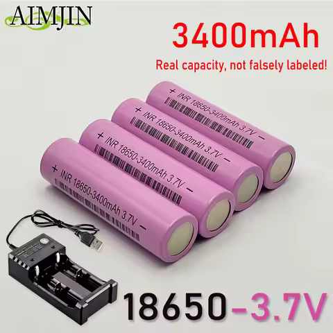 18650 battery For Samsung 18650 3.7V Rechargeable battery 3400mah lithium batteries DIY 20A current