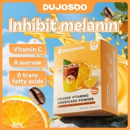 DUJOSOO Orange C Americano coffee 1000mg Vitamin C & Malic Acid & Pure Arabica coffee 10g- Pack of 1