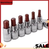 1/4 Inch Drive Metric Hex Key Hex Socket Bit Hexagon H2 H3 H4 H5 H6 H7 H8 H10