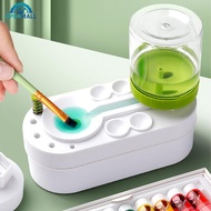 OPENMALL Paint Brush Cleaner Watercolor Brush Rinser with Drain Cleaner Rinse Cup Paint Water Dispen