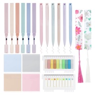 (RSDF) 20Pcs Bible Study Supplies Journal Kit Aesthetic PastelHighlights Pens Tabs Bookmarks for Wom