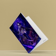 Ken.idn - Spiral Pocket Note Anime Genshin Impact Notebook/ Spiral Mini Pocket Size A6 A5 100 Sheets