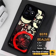 HP Realme C51 C53 Note 50 Case Realme C51 C53 Note 50 Casing Depo Casing [JPNR] Glossy Case Aestheti
