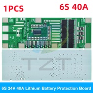 1/5PCS 24V 6S 40A BMS 18650 Li-Ion Lithium Battery Poretect Board Solar Lighting BMS PCB With Balanc