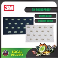 3M Car Soundproof Cotton/Foam White Black Sound Proof Heat Proof Soundproofing Noise Proof Mat
