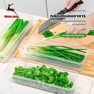 Food Preservation Box Fresh Noodles Storage Refrigerator Transparent Sealed Coriander Plastic