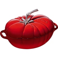 STAUB Special Form Enameled Cast-iron Tomato Cocotte, 25 cm, 2.9 L, Cherry Red