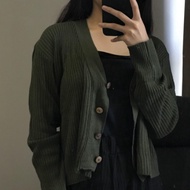 HECTIC Willy Women's Cardigan Crop Button Knit Cardigan