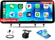 4G+64G 8 Core, for Honda CRV 2023 2024 2025 Radio with Apple CarPlay Android Auto, Android Car Stere