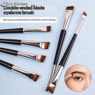 [Eco Kitchen] Professional Eyebrow Brush Dual Ended Angled Brush For Fine Detailing and Makeup Appli