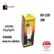 LED LIGHT BULB G9 BASE 3W SUNSHINE