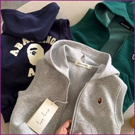 YT2 Children's Autumn Fashion Hooded Vest Boys' Versatile Warm Sleeveless Jacket YT2