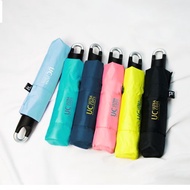 TDN收的妙降溫黑膠抗UV秒收傘 自動收傘反向折傘(湖水藍)