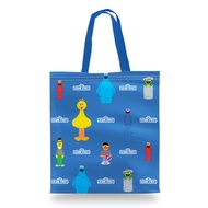 SST5 กระเป๋ากระสอบสาน PP Sesame Street SST A PP Woven Tote Bag (SST5A PPWB BL35) W35xH40xS15 cm