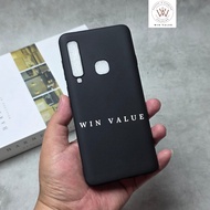 Samsung A9 2018 Macaron Square Edge Black Liquid Square Case Samsung A9 2018