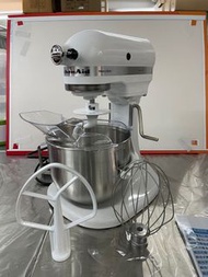 [一年保養]5QT. KitchenAid 小型商用攪拌機白色  4.8L 商用升降式廚師機  整蛋糕 打蛋器