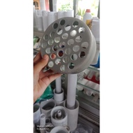 5 inch PVC pipe cap with 16mm hole