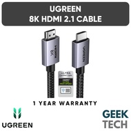 UGREEN 8K HDMI 2.1 Cable 48Gbps 4K@240Hz 120Hz 10K 8K@60Hz Certified Ultra High Speed HDMI Cord Aluminum, CP 2.2/2.3