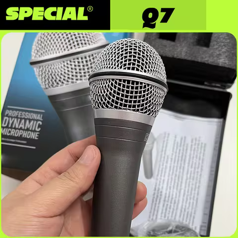 Q7 Professional Dynamic Vocal Microphone Handheld Dynamic Microphone for Karaoke, live concert High 