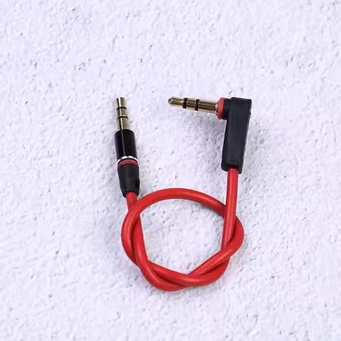 3.5mm Short 20cm Jack to Jack Aux Cable Male to Male Stereo Audio Cables Cord