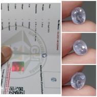 Natural blue sapphire Ceylon NTD Safir Srilanka mini Luster memo GLI