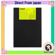 Midori Flat Diary Planner 2026 A4 Monthly Black 22391006 (Starts October 2025)【Direct from Japan】