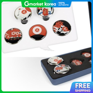 Gold Smile Golf Ball Marker Set