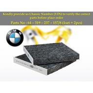 BMW - F25 F26 N20 N47 N52 N54 N55 X3 X4 X-Drive Aircond Filter Cabin Air Filter (1set X 2pcs) 64-319